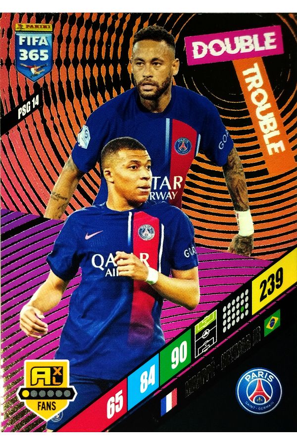 Panini-MBAPPE - NEYMAR DOUBLE TROUBLE 1