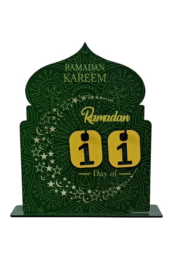 gift plus-Wooden Desktop Ramadan Calendar 1