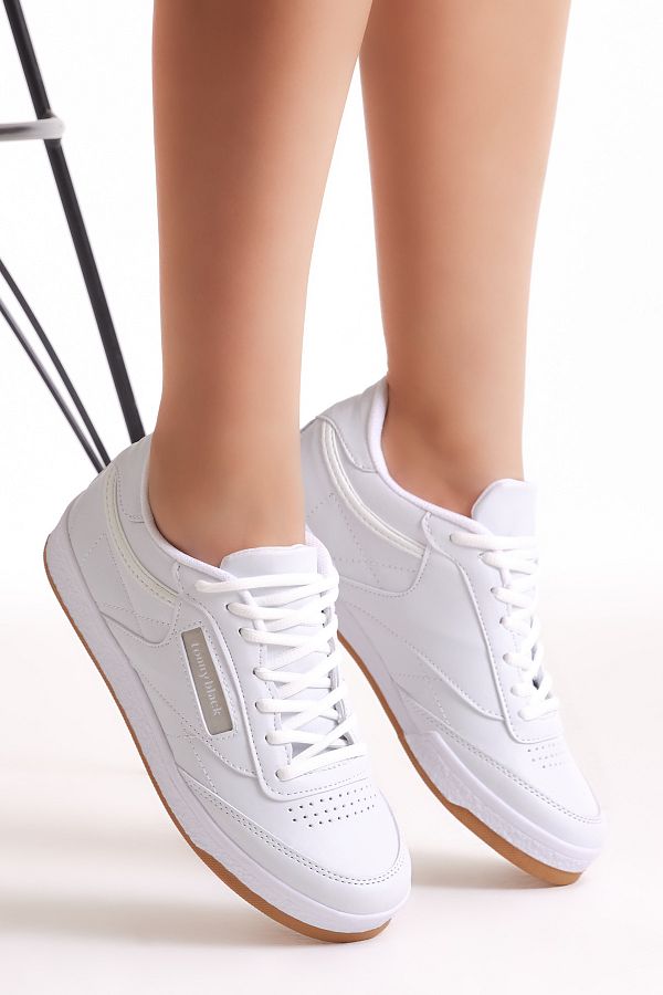 Tonny Black-Weiße Unisex-Sportschuhe TB107 1
