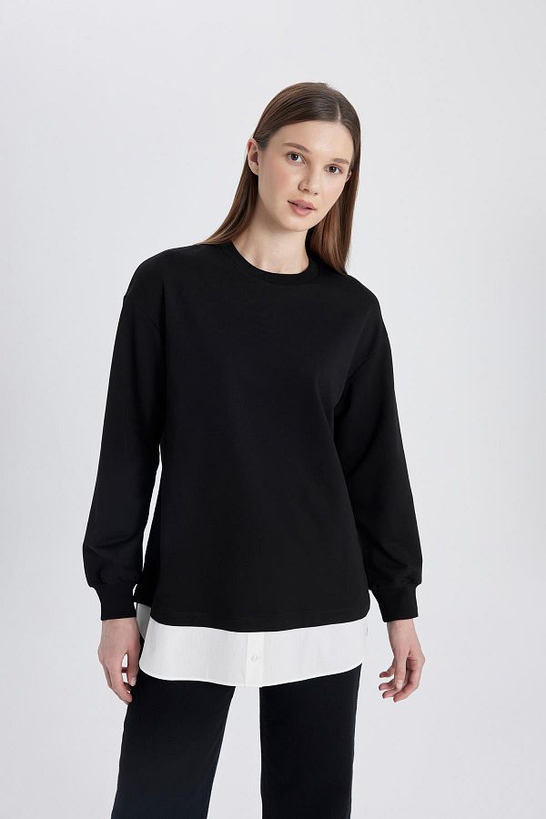 Sweatshirt tunic tops best sale