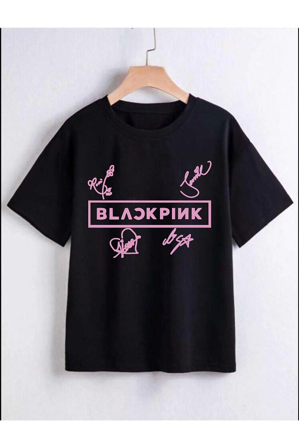 ★大人気★BLACKPINK CC T-SHIRT BLACKPINK T Shirt Love Sick Band Logo New Official Unisex