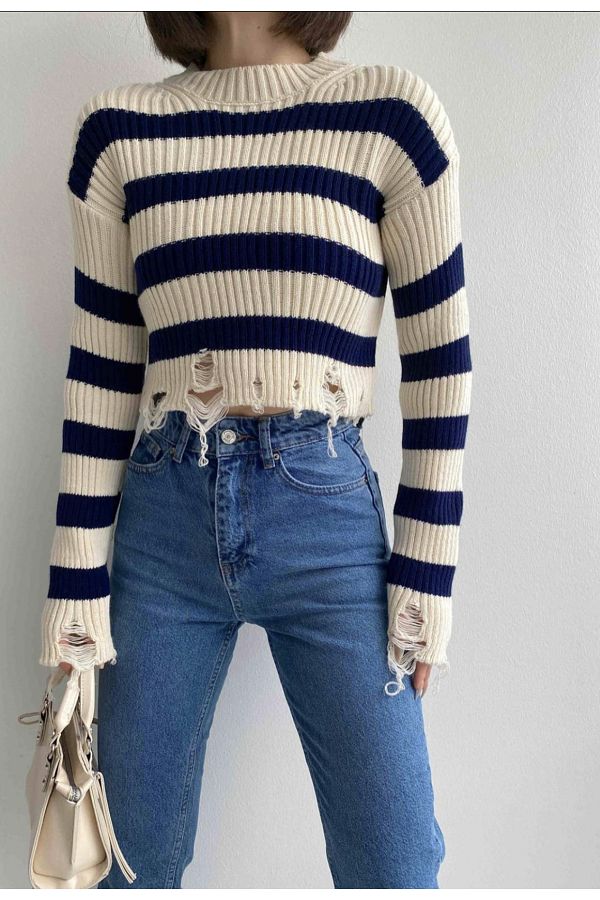 Ripped bottom sweater deals