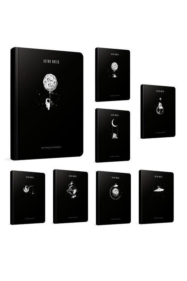 Gıpta-Astro Notes Ip.Dk.A5 120 Yp Drawing - Hard Cover Notebook 1