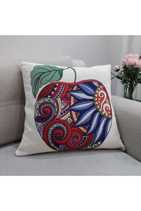 Lostello Home Tapestry Throw Pillow Cover Apple Pattern Trendyol