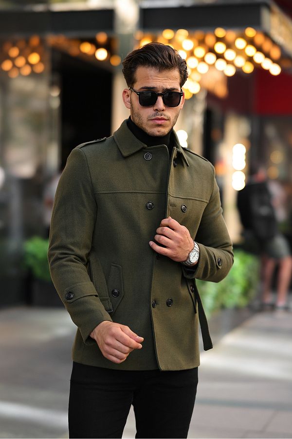 Short cashmere coat discount