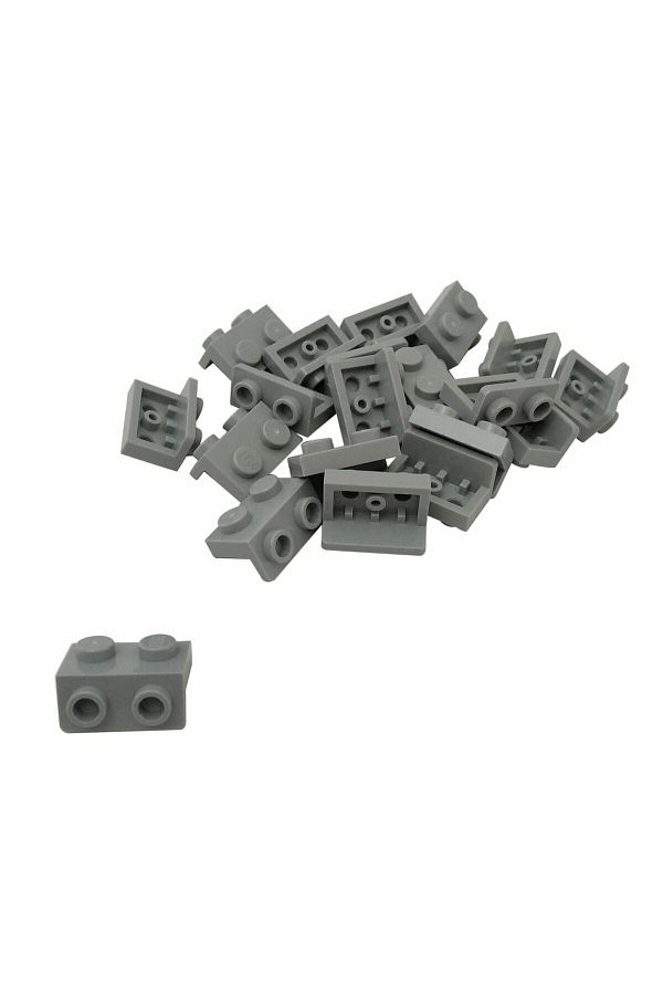 LEGO-Custom Moc Creator Connection Part Bracket 1 X 2 - 1 X 2 Light Gray 4 Pieces Will Be Sent 1