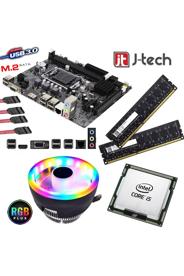 J TECH I5 4570 3.60ghz 8gb Ram H81 Motherboard 1150pin Rainbow CPU Fan Bundle Motherboard Trendyol