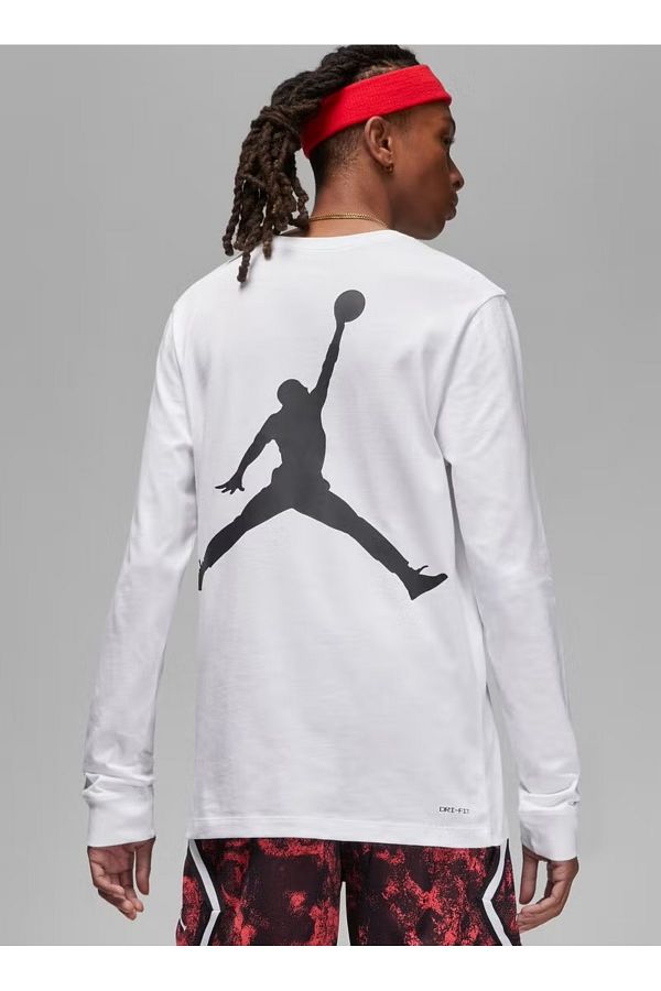 Nike Jordan Dri Fit Sport Men s Black Basketball Long Sleeve T Shirt Trendyol