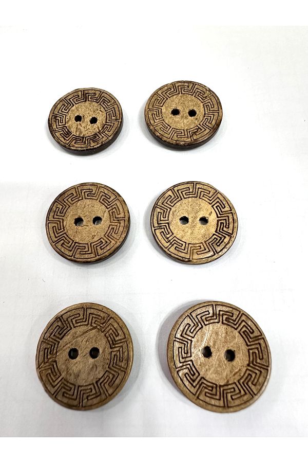 ODDA TASARIM ATÖLYESİ-Real coconat top work 2cm button set 1