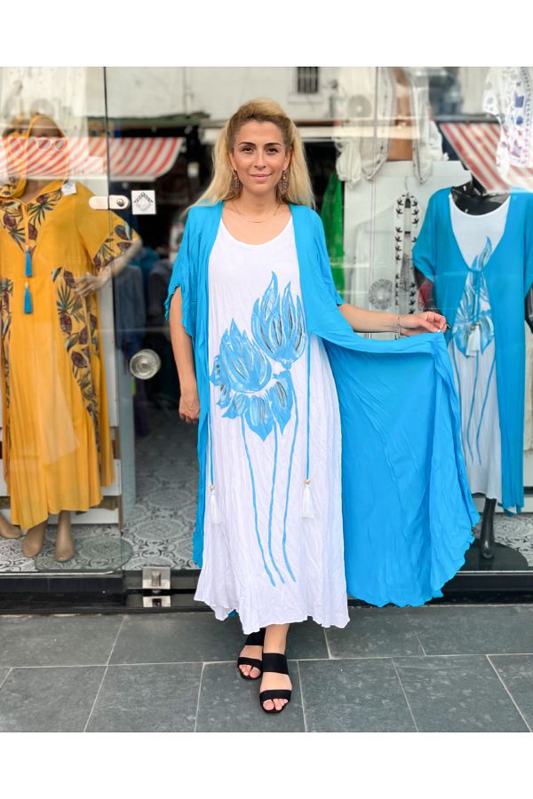 Plus size maxi kimono store