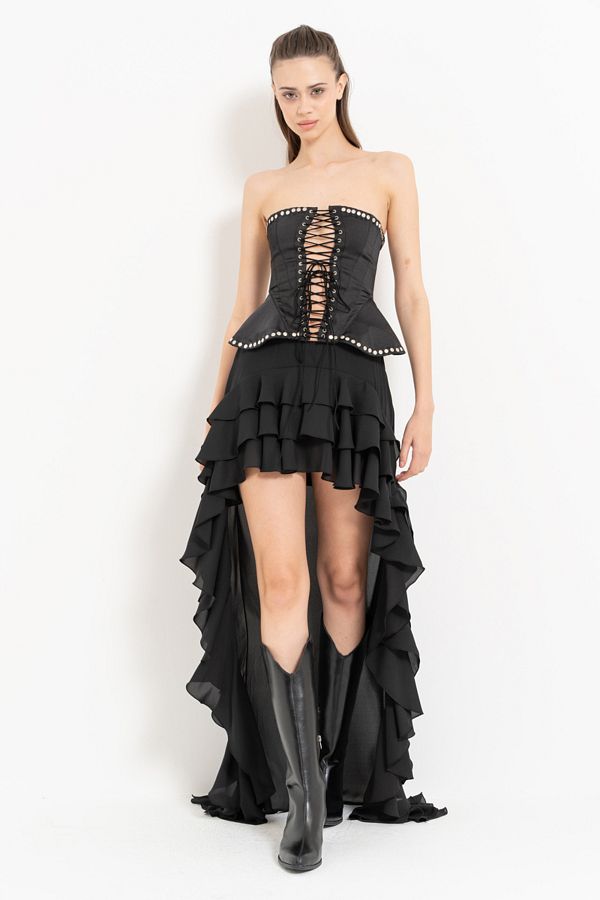 Skirt style short front long back new arrivals
