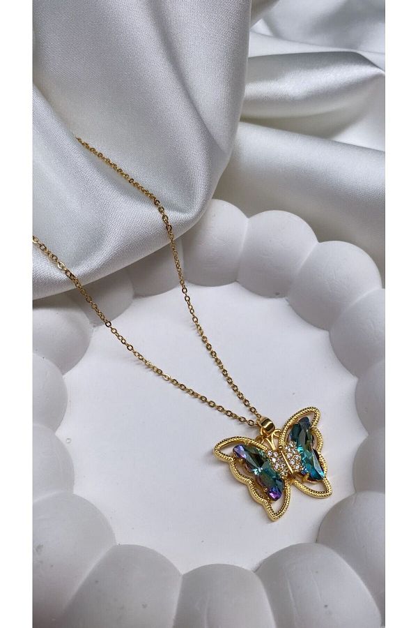 Hologram necklace gold hotsell