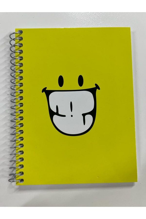 Mynote-Smiley Notebook A6 80ypStriped 1