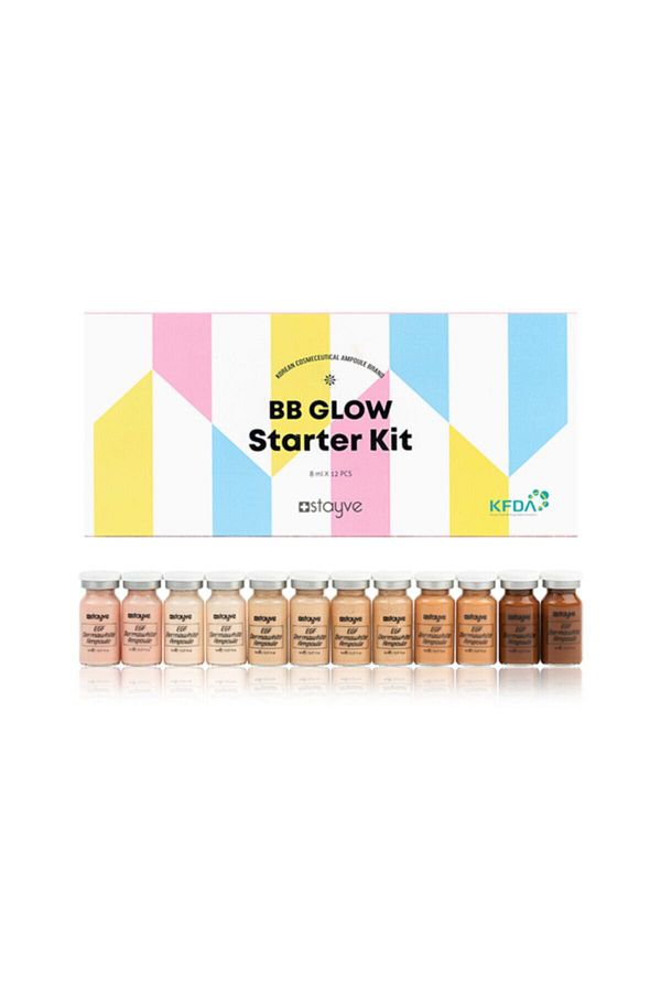 Stavye-Bb Glow Stayve Starter Set Permanent Foundation 8ml X 12 Bottles (5 Different Tones) 1