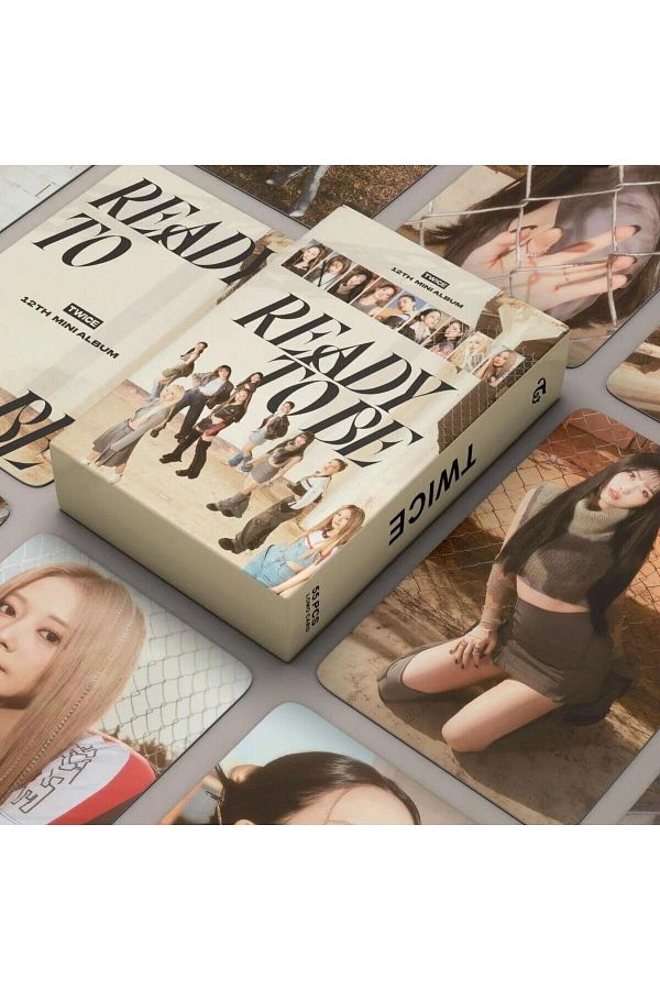 Kpop Dünyasi-TWICE '' Ready to be '' Double Sided Printed Lomo Card Set 1