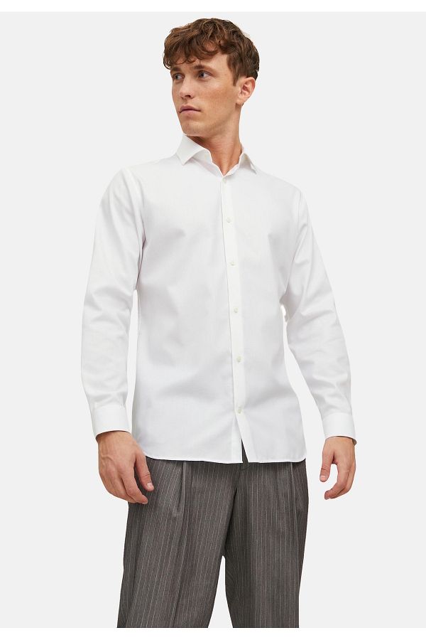 Jack & Jones-Hemd PARKER Slimfit Langarmhemd mit Kent-Kragen 1
