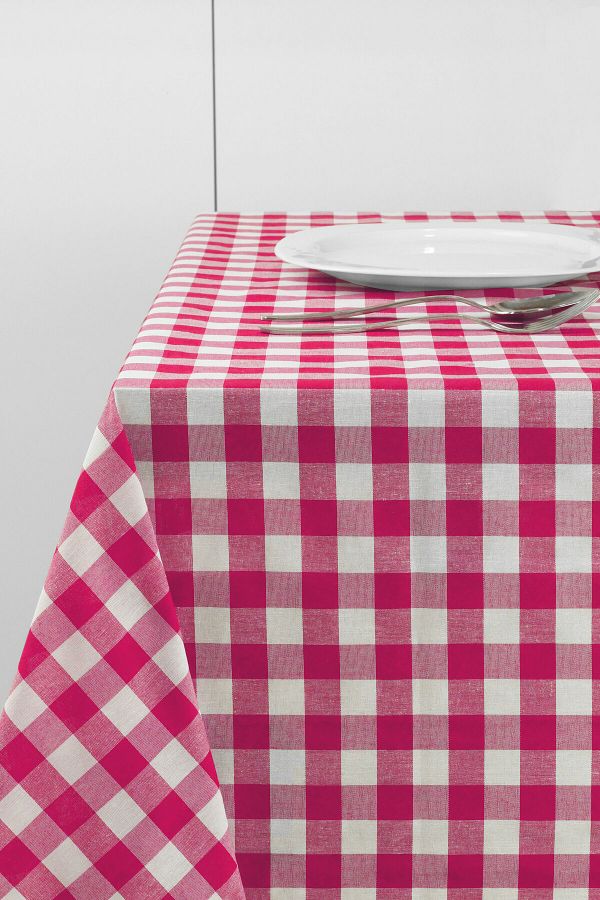 Soft Kare Fuchsia Large Plaid Checkered Picnic Blanket with Size Options Trendyol