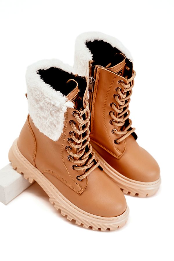 Long boots with fur sale