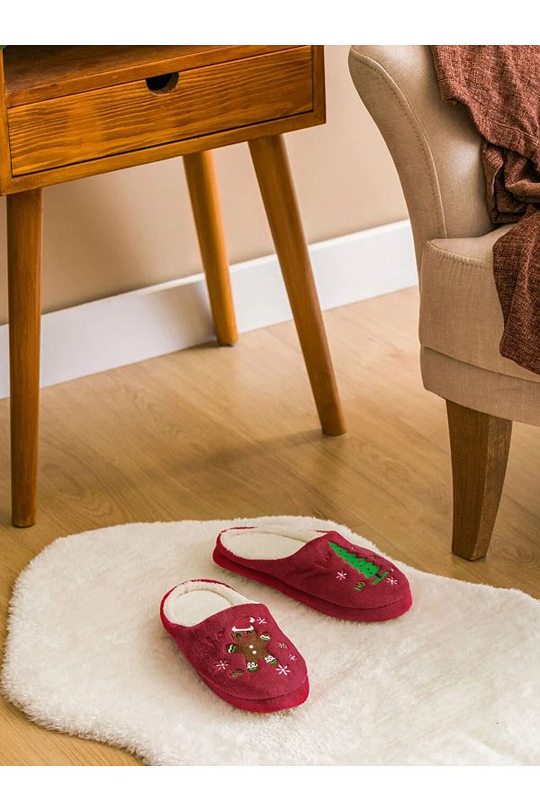 LC Waikiki-LCW STEPS Christmas Themed Women's House Slippers 1