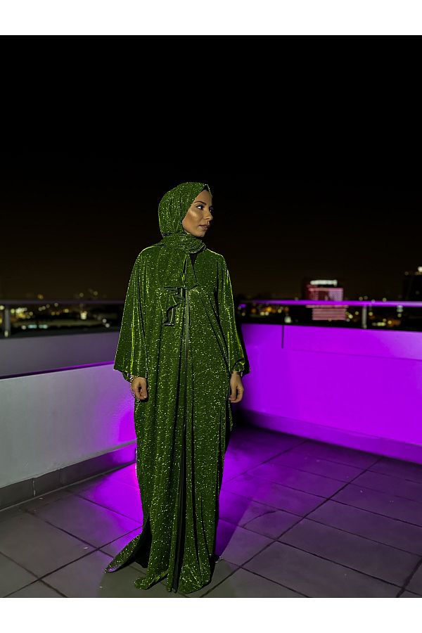 Sparkly abaya top