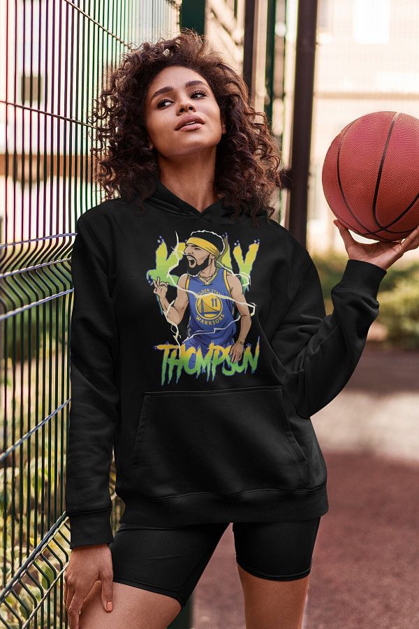 Fuddy Klay Thompson Printed Hooded Sweatshirt Unisex Oversize Basketball Printed Hoodie Trendyol