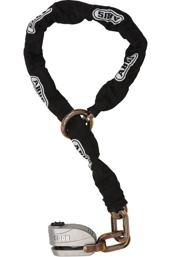 Abus 8008 12ks120 Disc Clay Compatible 120 Cm Chain Combination Motorcycle Lock Black Trendyol