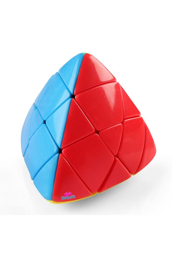 hediyecik-Mastermorphix Pyramid 3X3 Intelligence Cube Mind Cube Non-Adhesive 1