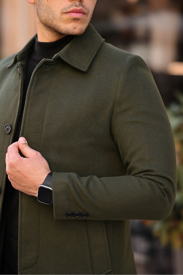 Mens slim fit coat new arrivals