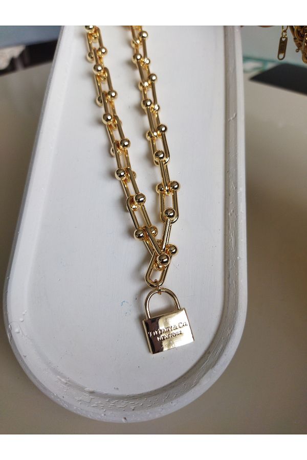 Tiffany lock pendant top