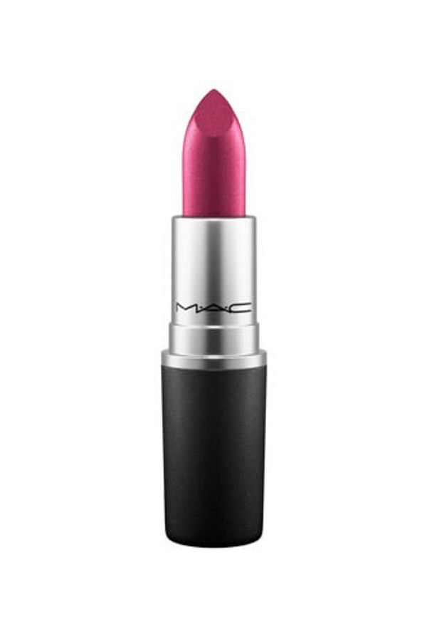 M.A.C-Frost Lipstick - New York Apple 3 g - Glitter Lipstick with Medium Coverage 1