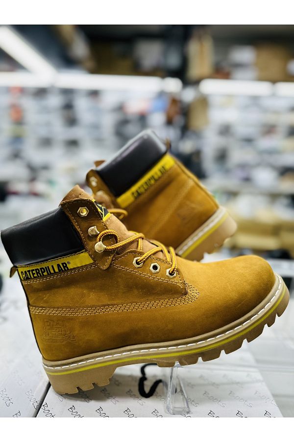 ADO X Snow Boots Yellow Wedge Trendyol