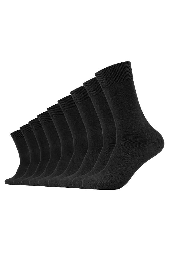 camano-Unisex-Socken – bequeme Socken, einfarbig, 9er-Pack 1