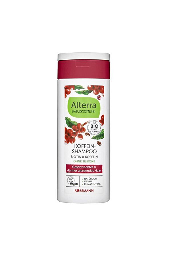 Alterra-200 ml Shampoo Containing Caffeine and Biotin 1