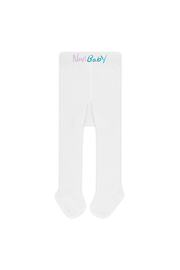 Novibaby Bebek Pamuklu Külotlu Çorap, Çocuk Yenidoğan Pamuk Kız Erkek Okul Çorabı, Beyaz Ekru Pembe Siyah Gri