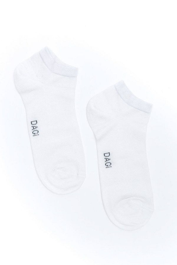 Dagi-Weiße Bambus-Booties-Socken für Herren 1