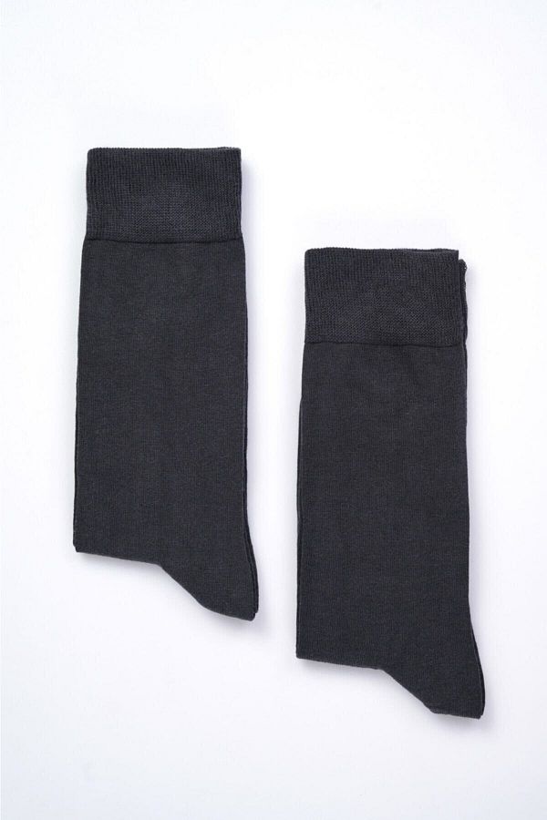 Dagi-Anthracite 2-pack Cotton 30/1 Men&#39;s Socks 1