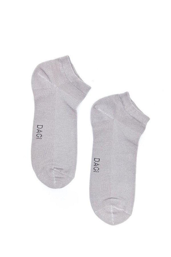 Dagi-Graue Bambus-Booties-Socken für Herren 1