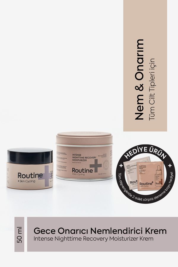 Routine+-Night Cream - Moisturizing and Moisturizing Effect 1