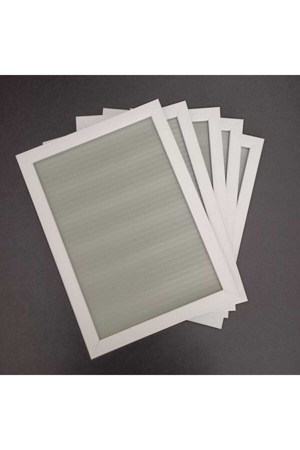 Özcam Ayna Ve Çerçeve-21x30 5-Piece White A4 Size Document Frame 1