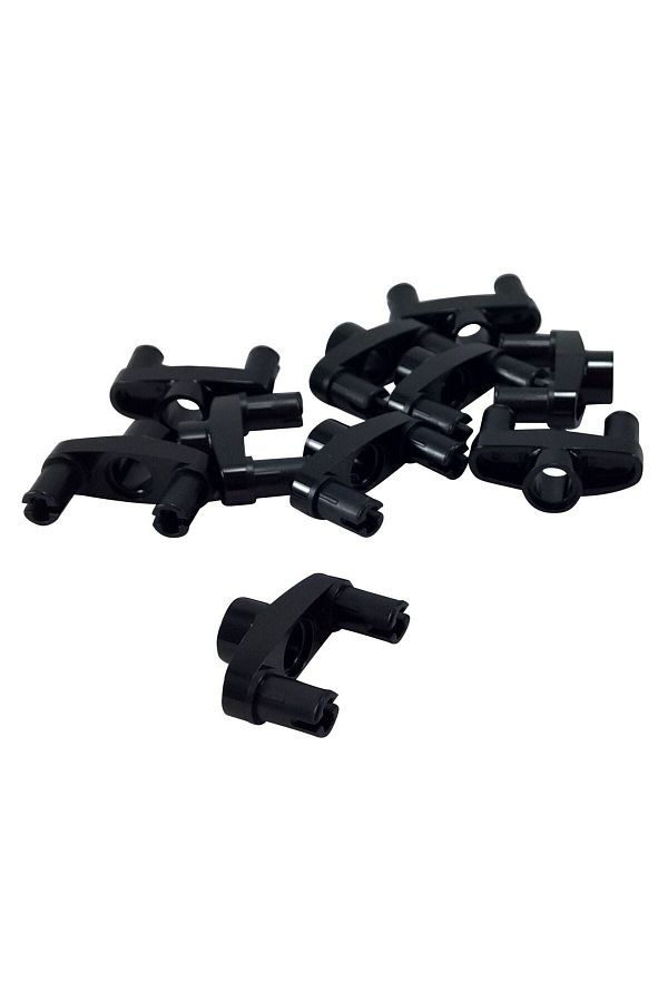 LEGO-Technic Moc Custom - 3l Black Double Pin Perforated Connector, 4 Pieces Will Be Sent 1