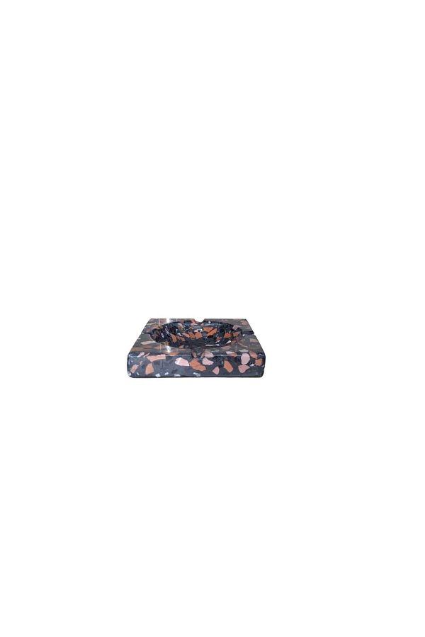 Concept ONYX by CEHRELI-Terrazzo Square Ashtray Gift Decorative Object (EXPORT QUALITY) 1