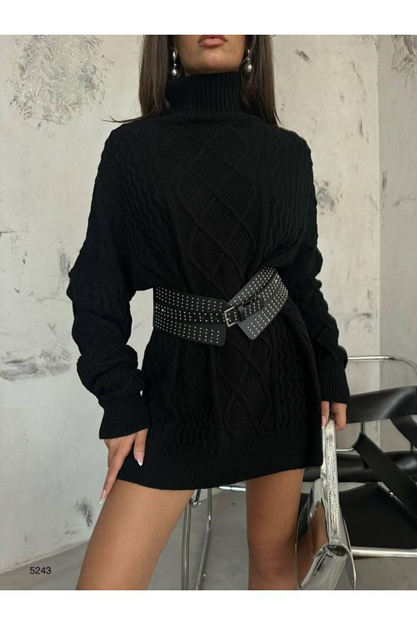 Tunic turtleneck sweater cheap
