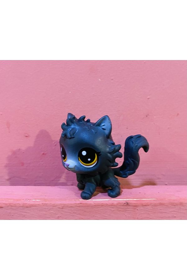 Littlest Pet Shop Mini Lps Single Black Cat Cute Mini Trendyol