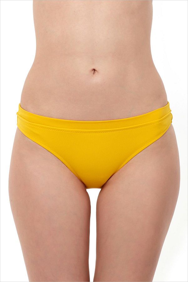 AYYILDIZ-63003 Partea de jos de bikini galbenă 1