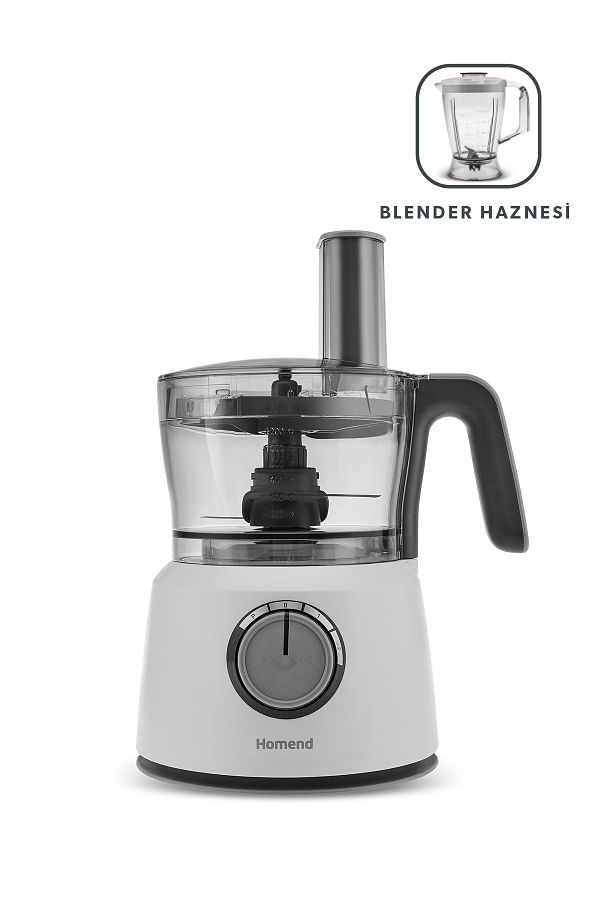 HOMEND-Functionall 2846h Food Processor Cream with Blender Bowl 1