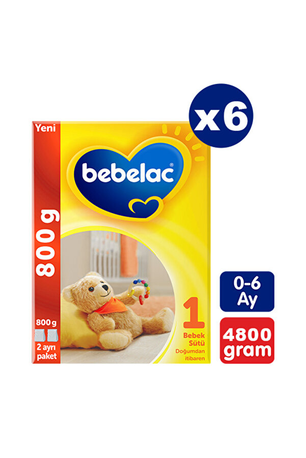 Bebelac 1 Bebek Sütü 800 gr X 6 Adet