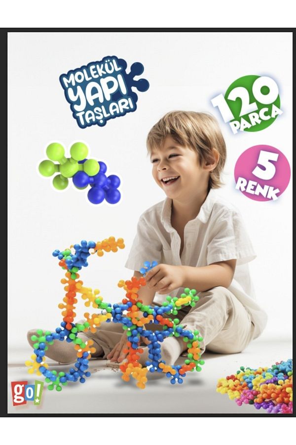 Go Toys-Snowflake Molecule Building Blocks Educational Toy 120 Pcs Building Toys 1