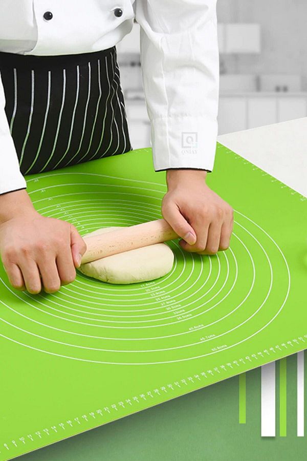 QN AY Practical Dough Rolling Kneading Mat Silicone Scale Cutting Baklava Pastry Bread Ravioli Pasta Dough Kneading Trendyol