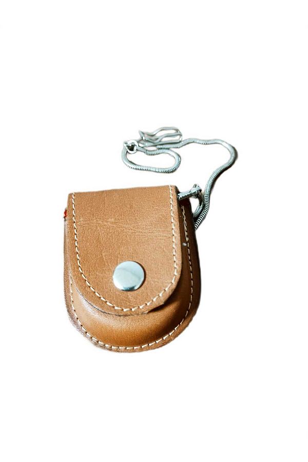 Leather pocket watch case 2025