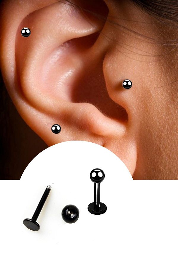 Small bar piercing top